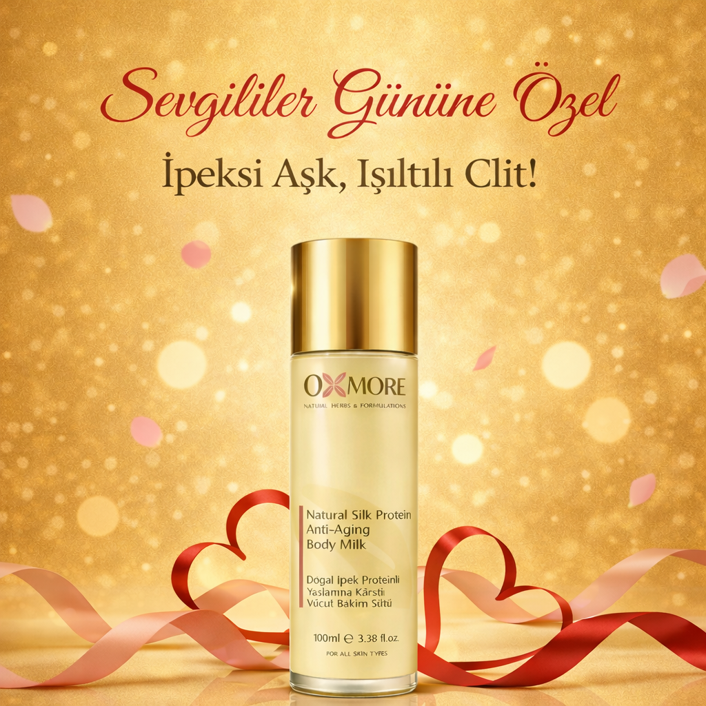 حليب عناية للجسم مضادّ للشيخوخة مع بروتين الحرير الطبيعي (ببتيدات طبيعية) 100 ملل