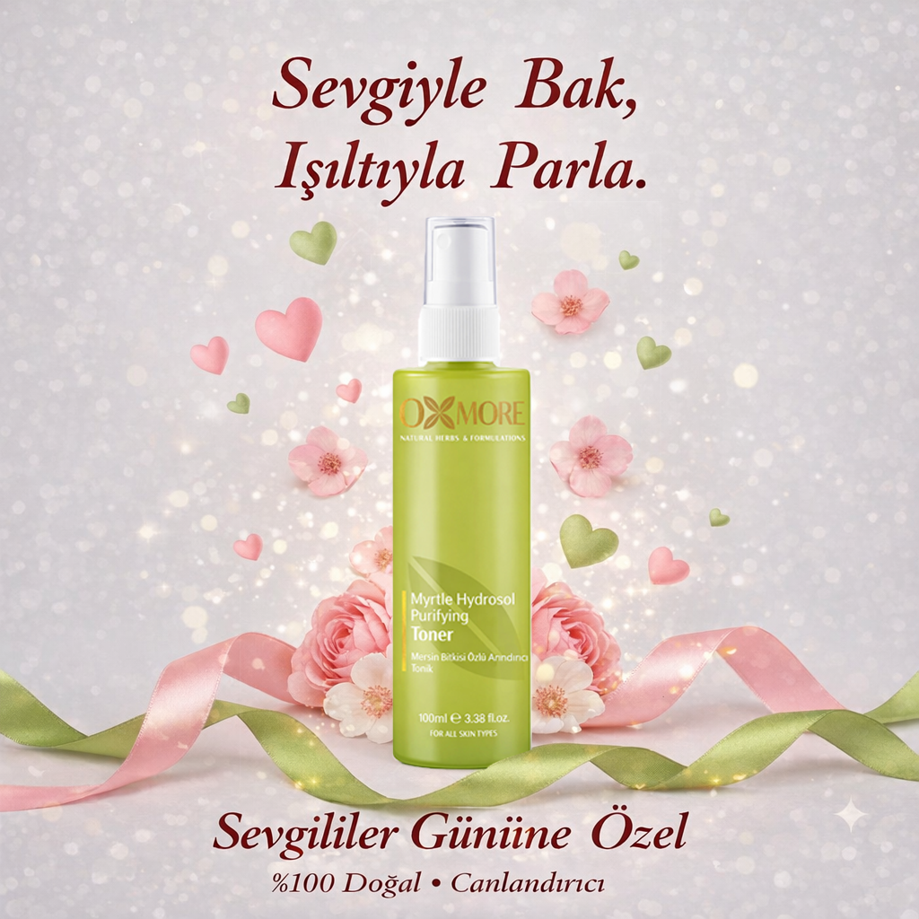 تونر منقّي بخلاصة نبات الآس (المرسين) – 100 مل